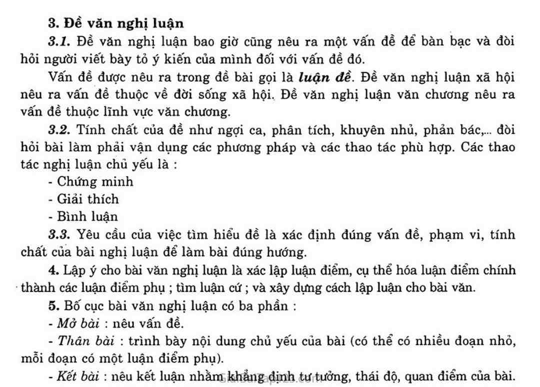 Cách chọn đề tài cho bài nghị luận văn học