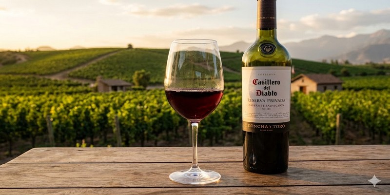 ly rượu vang đỏ Cabernet Sauvignon đậm đà